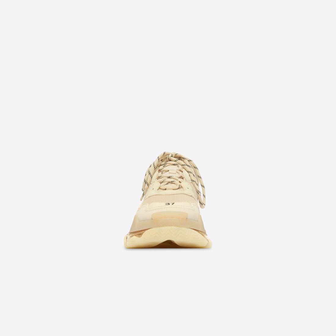 Women's Triple S Clear Sole Sneaker in Beige - 3