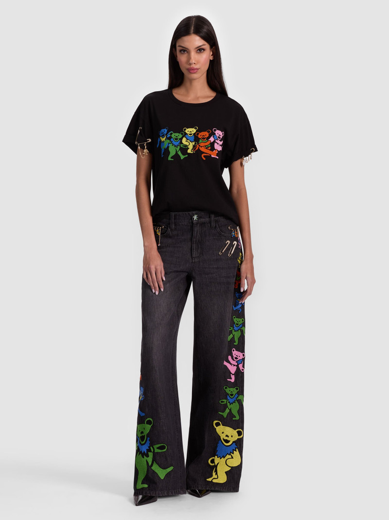 Alice + Olivia A+O X GRATEFUL DEAD EVAN TEE outlook