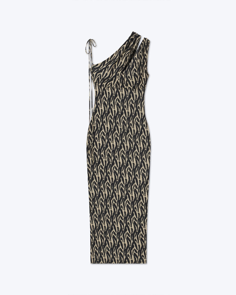 printed mesh jersey midi dress sale printed mesh-jersey midi dress