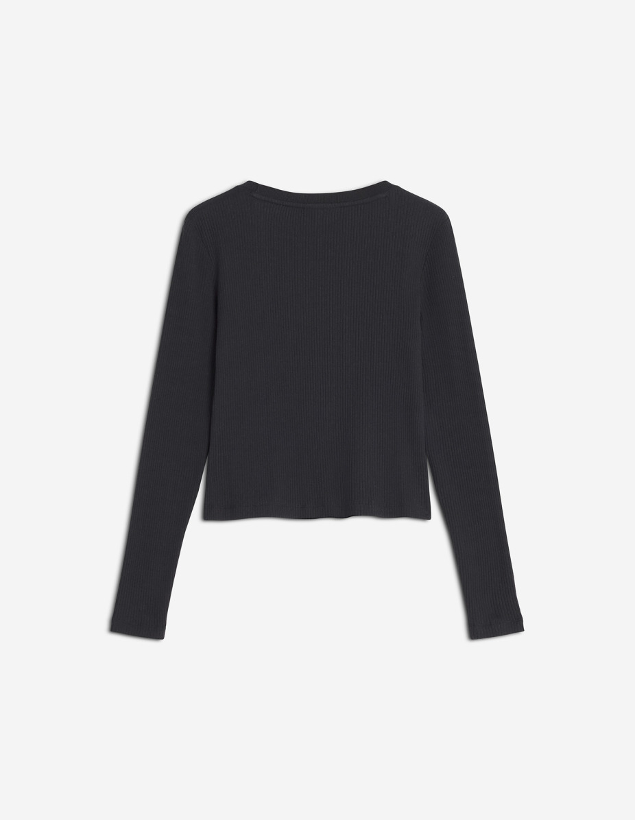 RIBBED BABY FOX LONG SLEEVE TEE-SHIRT - 5