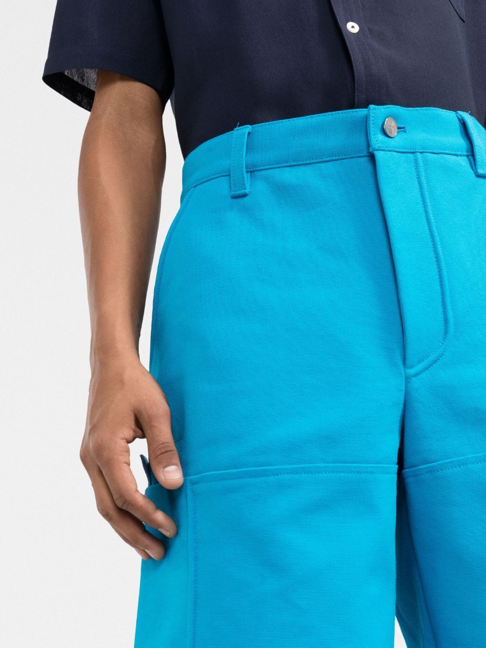 cotton cargo shorts - 5