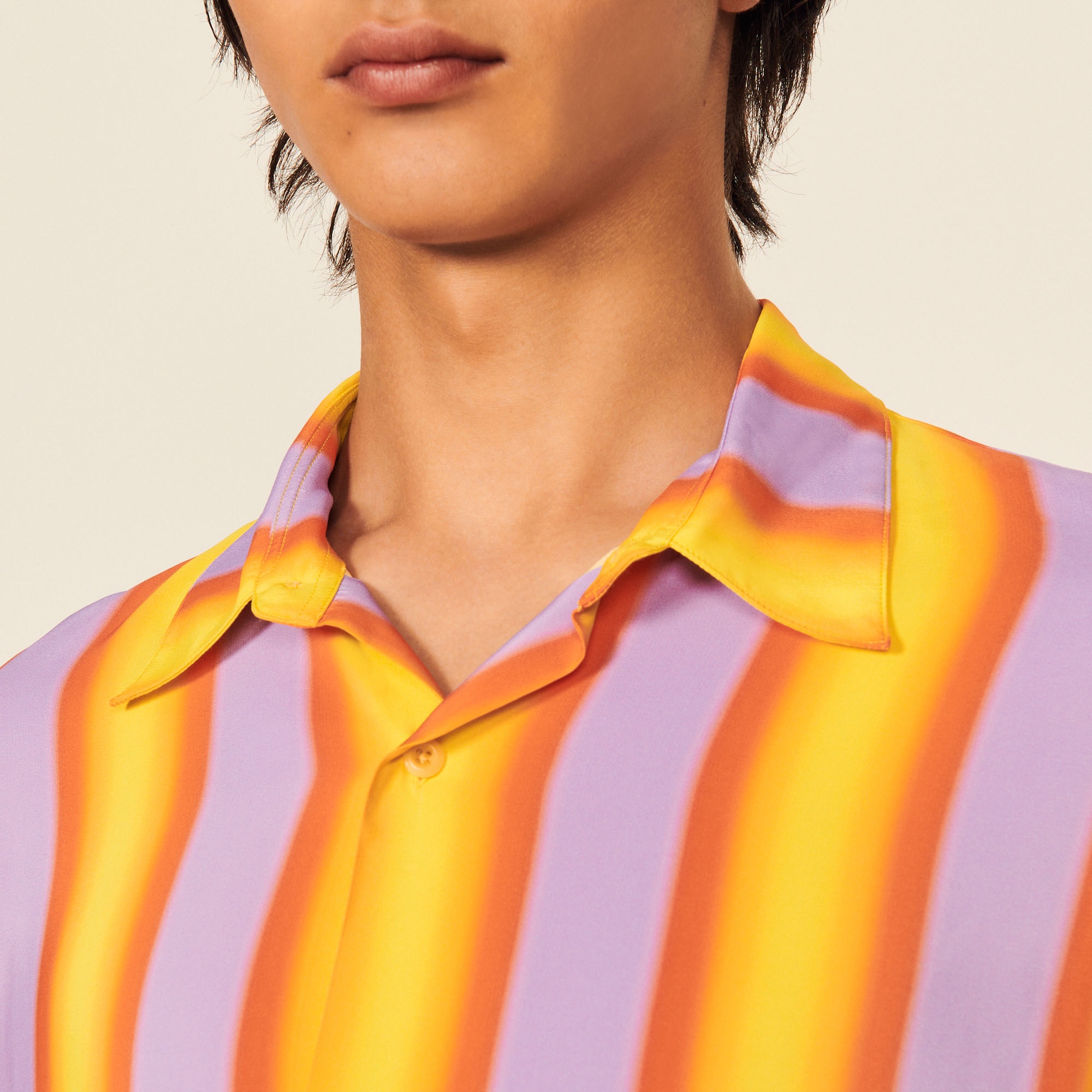 Striped flowing shirt - 5