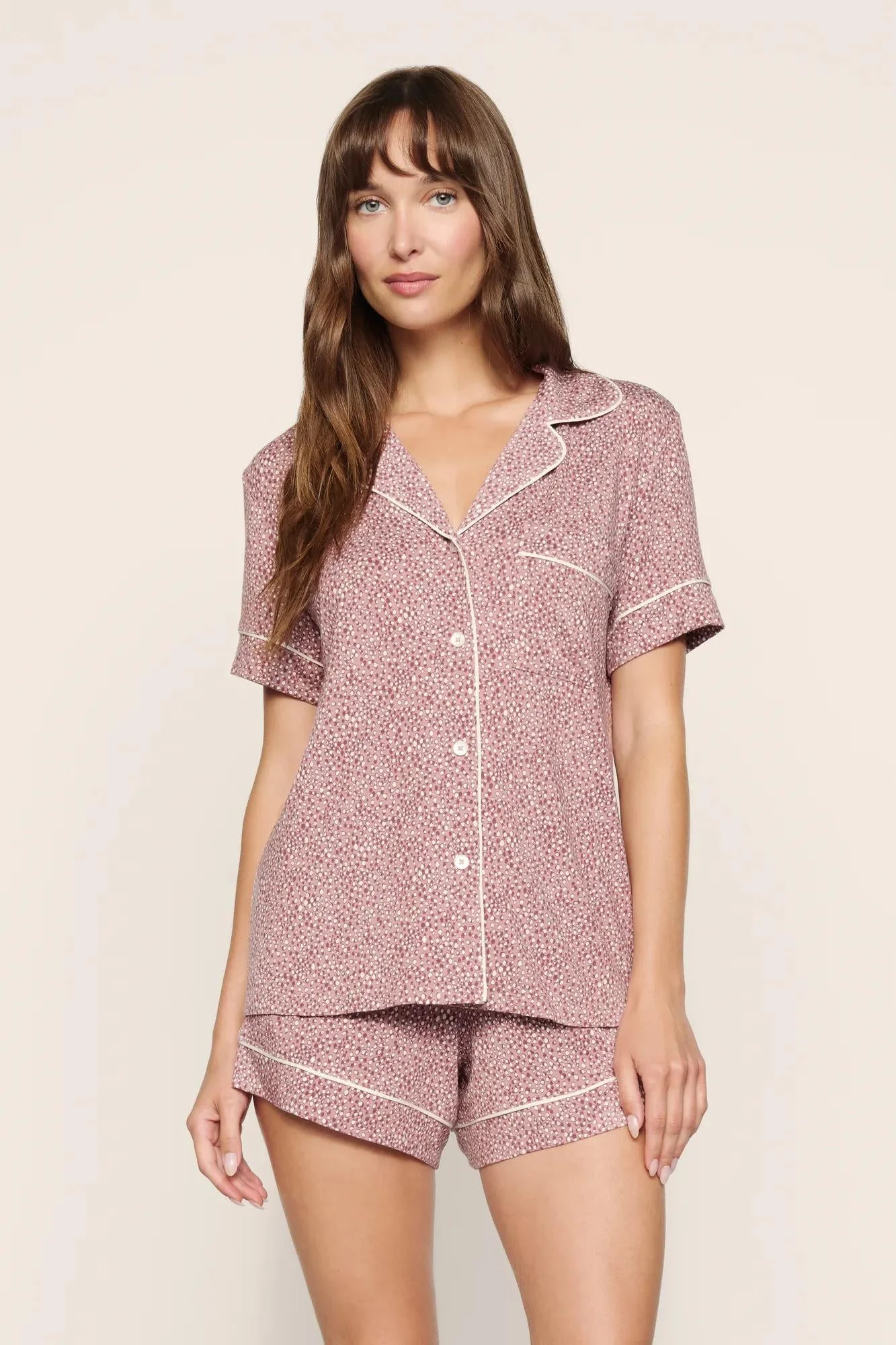 Gisele Printed TENCEL™ Modal Relaxed Short PJ Set - 1