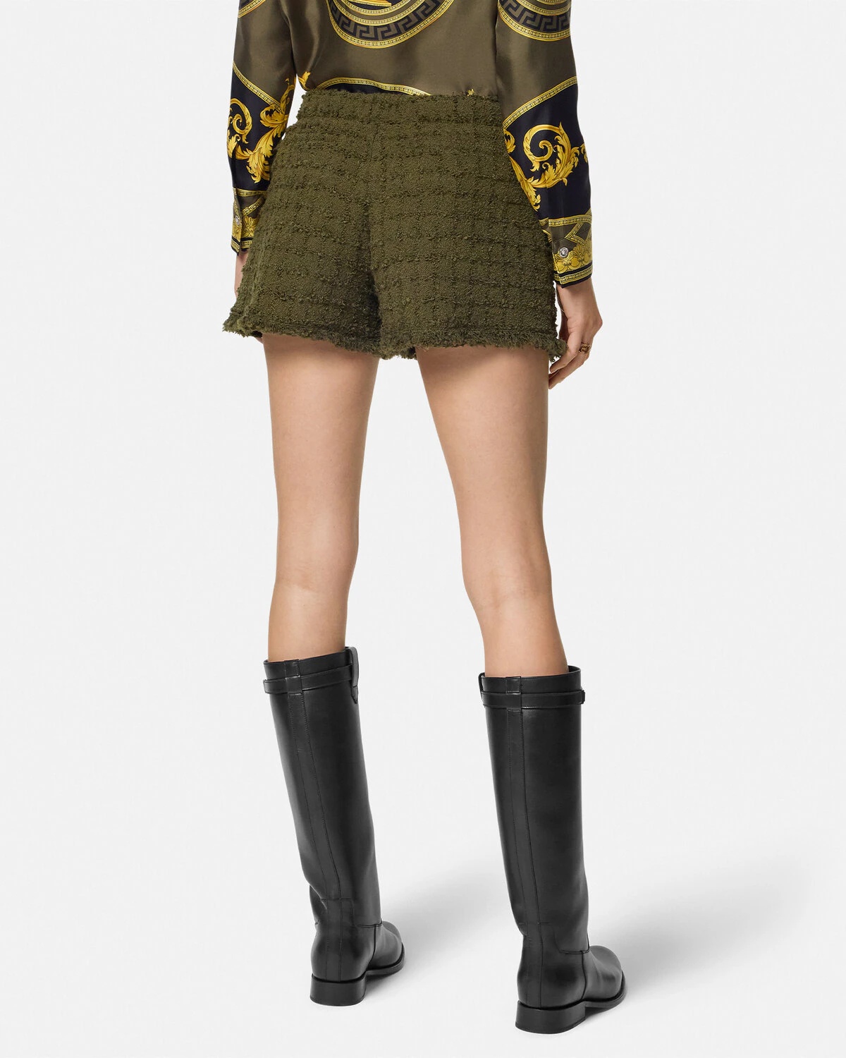 Heritage Tweed Mini Shorts - 5