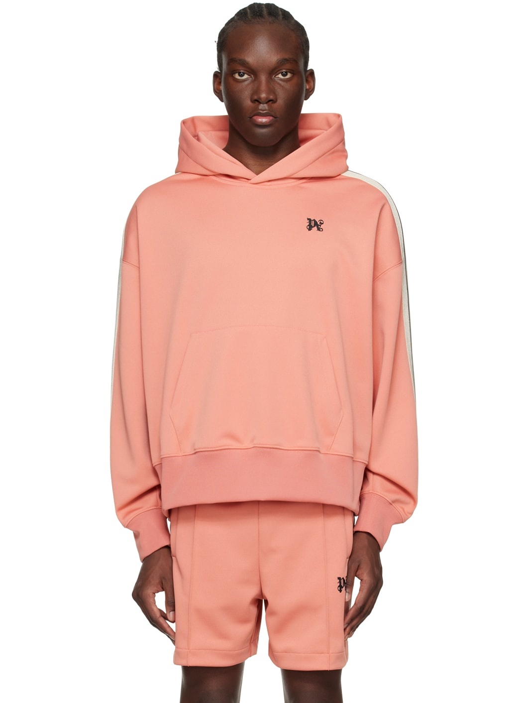 Pink Monogram Hoodie - 1