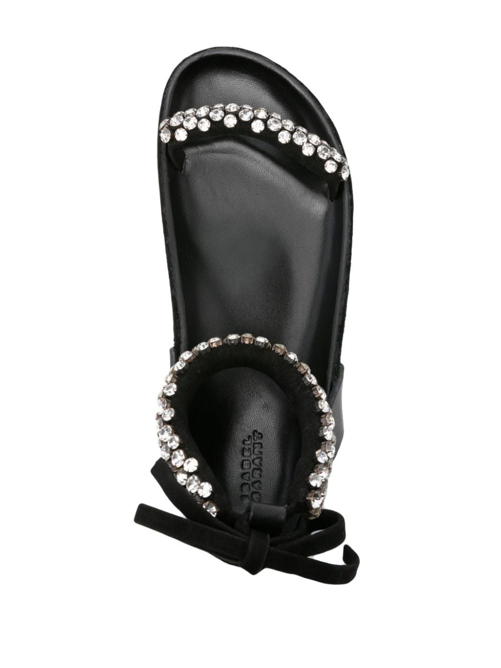 Mellan crystal-embellished suede sandals - 4