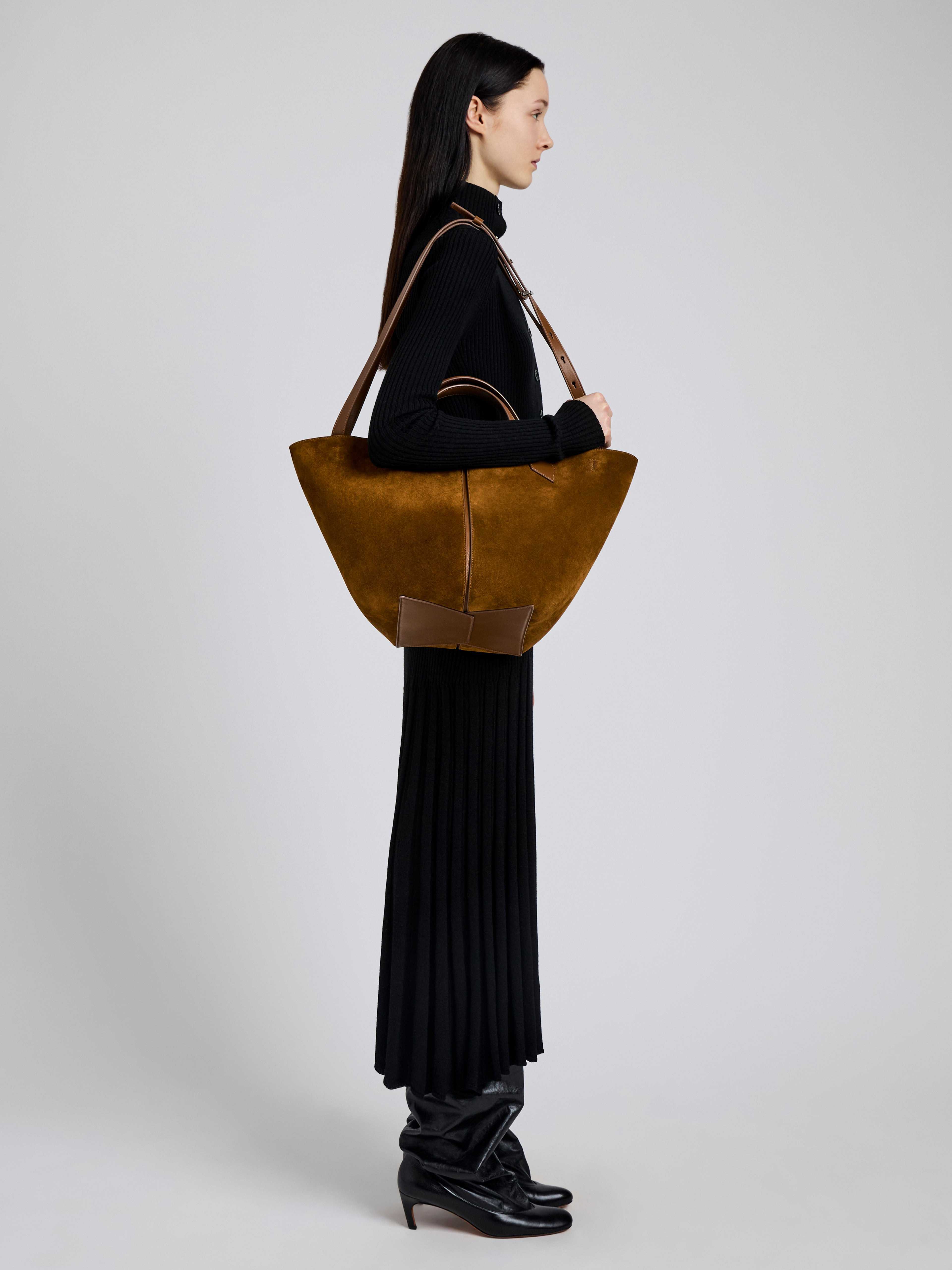 Large Chelsea Tote in Soft Suede - 2