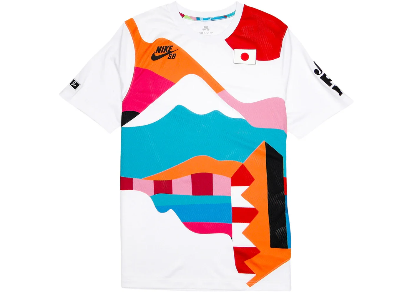 Nike SB x Parra Japan Federation Kit Crew Jersey (Asia Sizing) White/Black - 1