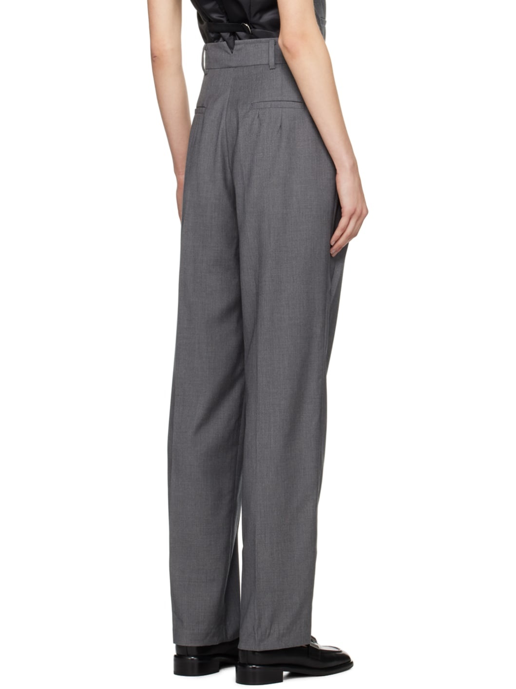 Gray Gelso Trousers - 3