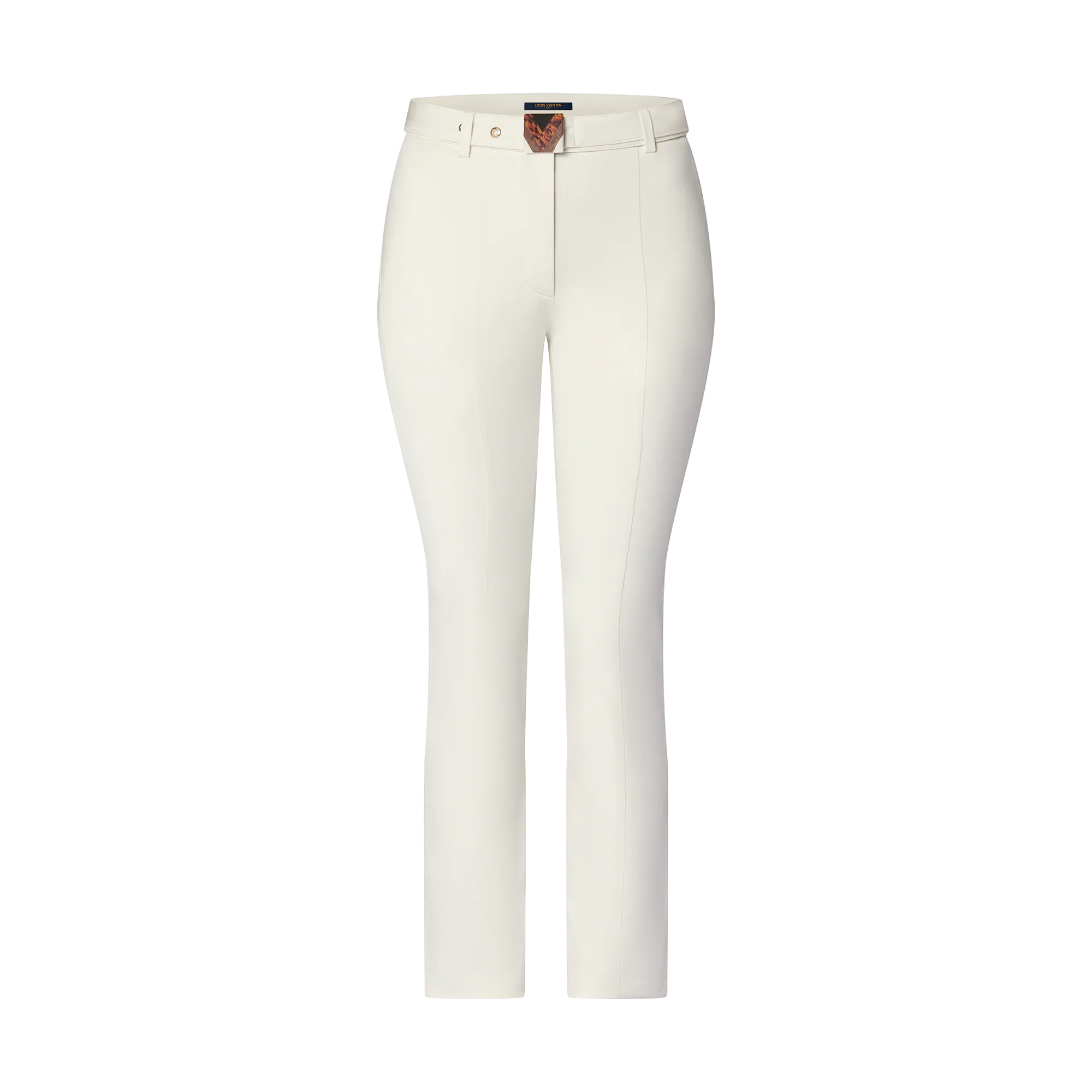 V Buckle Fitted Pants - 1