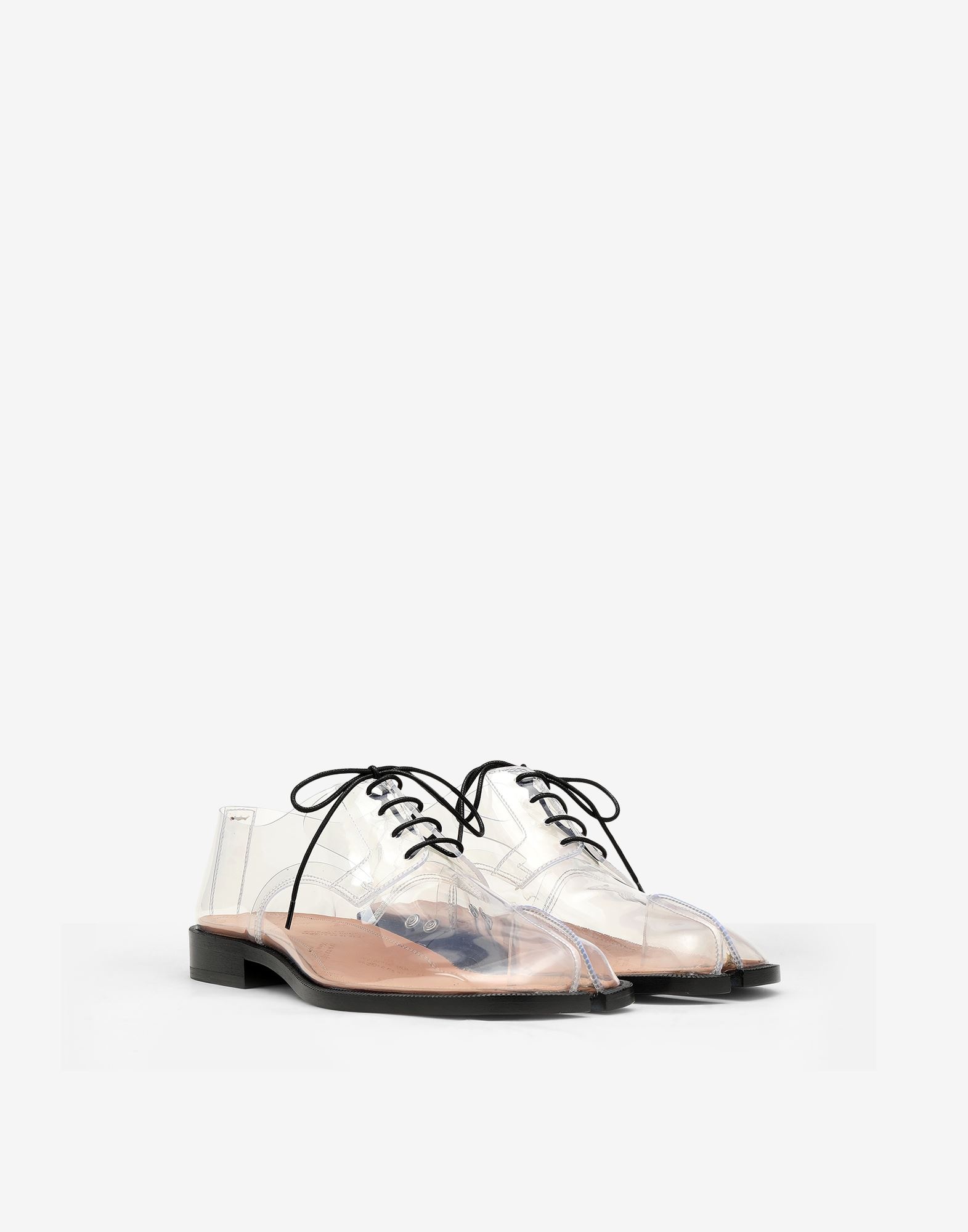 Tabi transparent lace-up shoes - 2