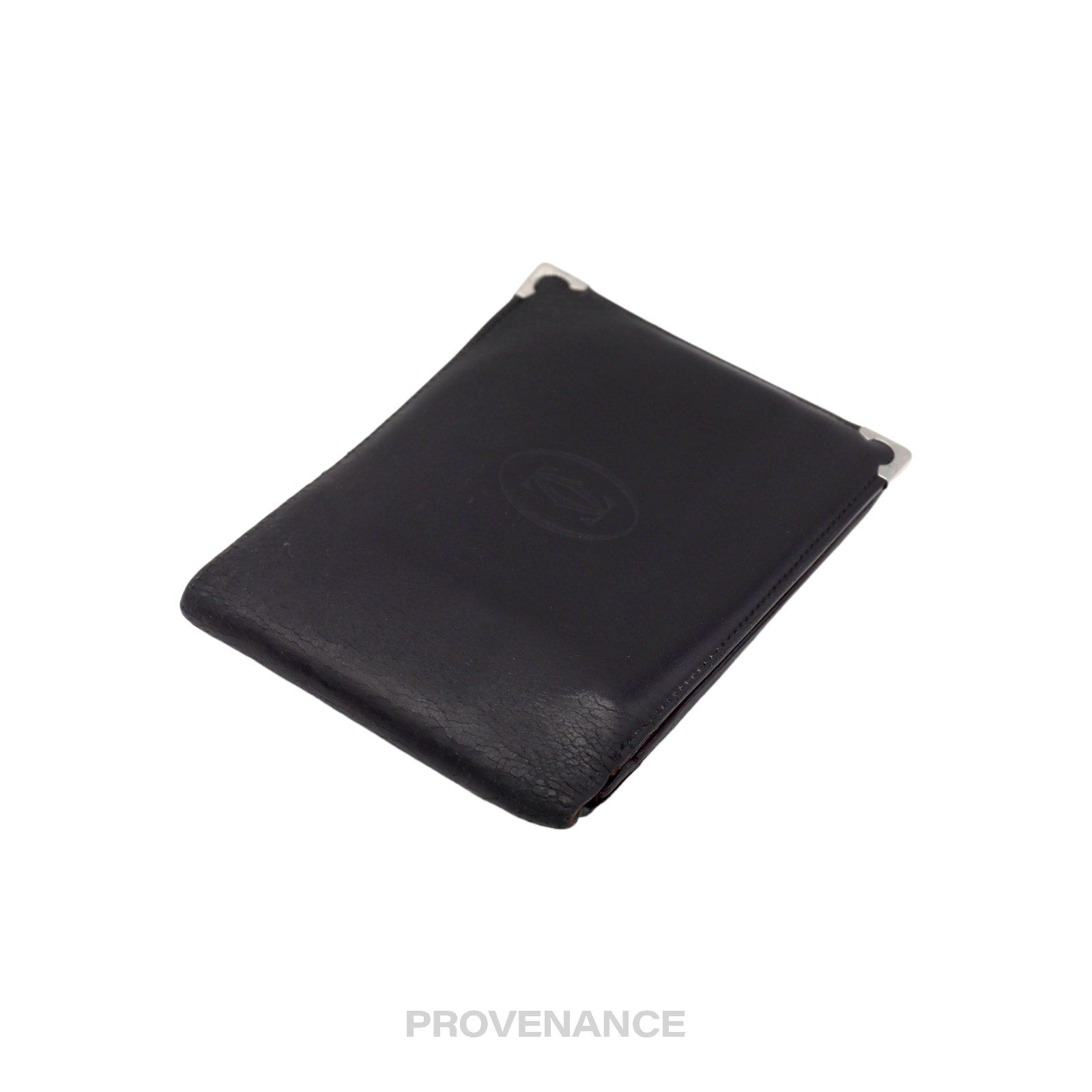 Cartier Bifold Wallet - Black Calfskin Leather - 3