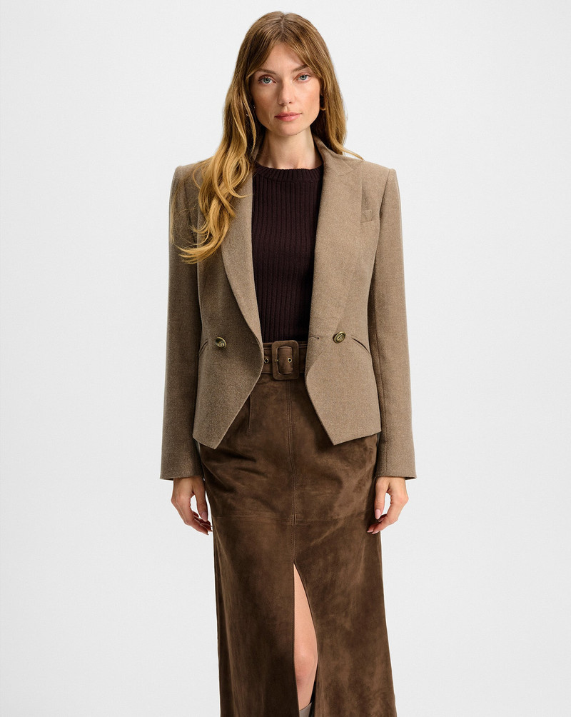 VERONICA BEARD RICKIE CROPPED DICKEY JACKET outlook