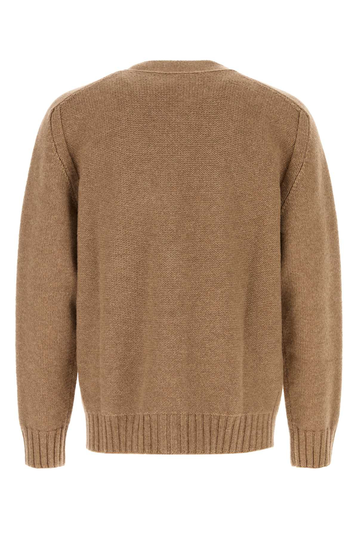 Bottega Veneta Men Biscuit Wool Cardigan - 2