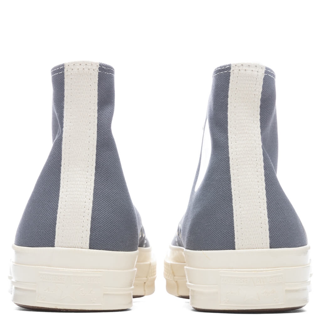 CONVERSE X COMME DES GARCONS PLAY ALL STAR CHUCK '70 HI - GREY - 4