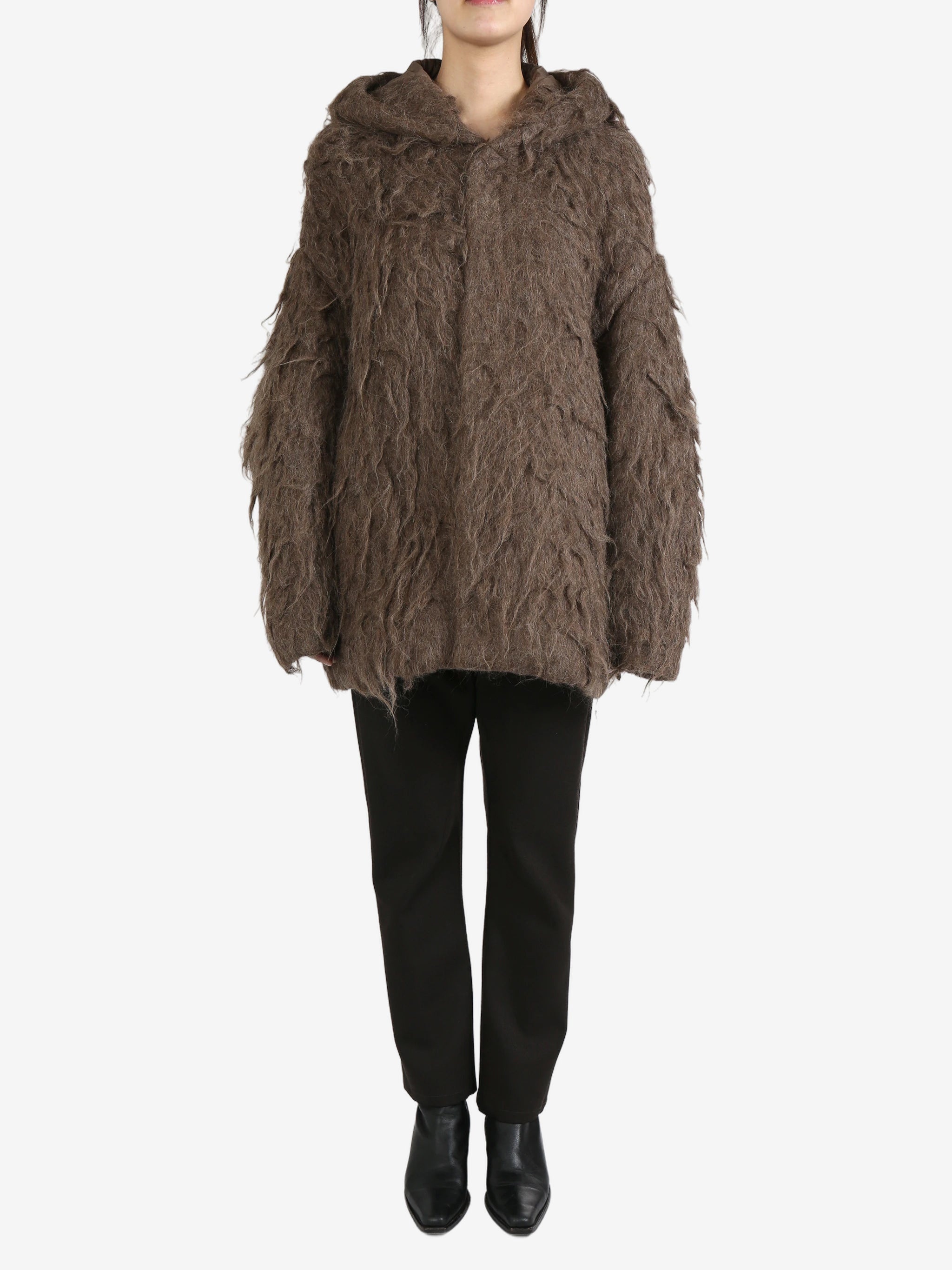 RICK OWENS Women Hooded Peter Jacket - 4