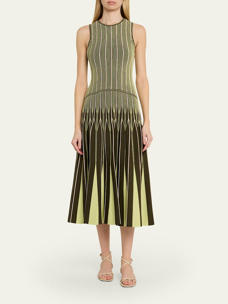 SIMKHAI Oaklen Sleeveless Midi Dress outlook