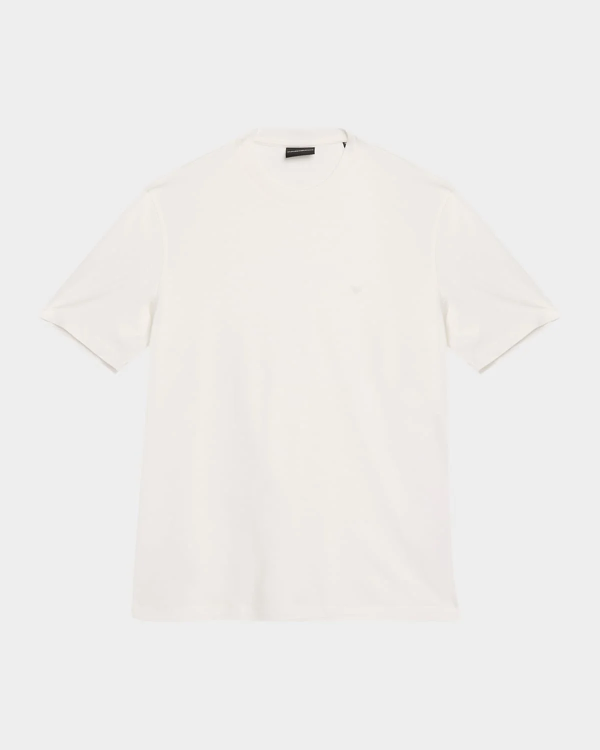 Men's Lyocell and Cotton Crewneck T-Shirt - 1