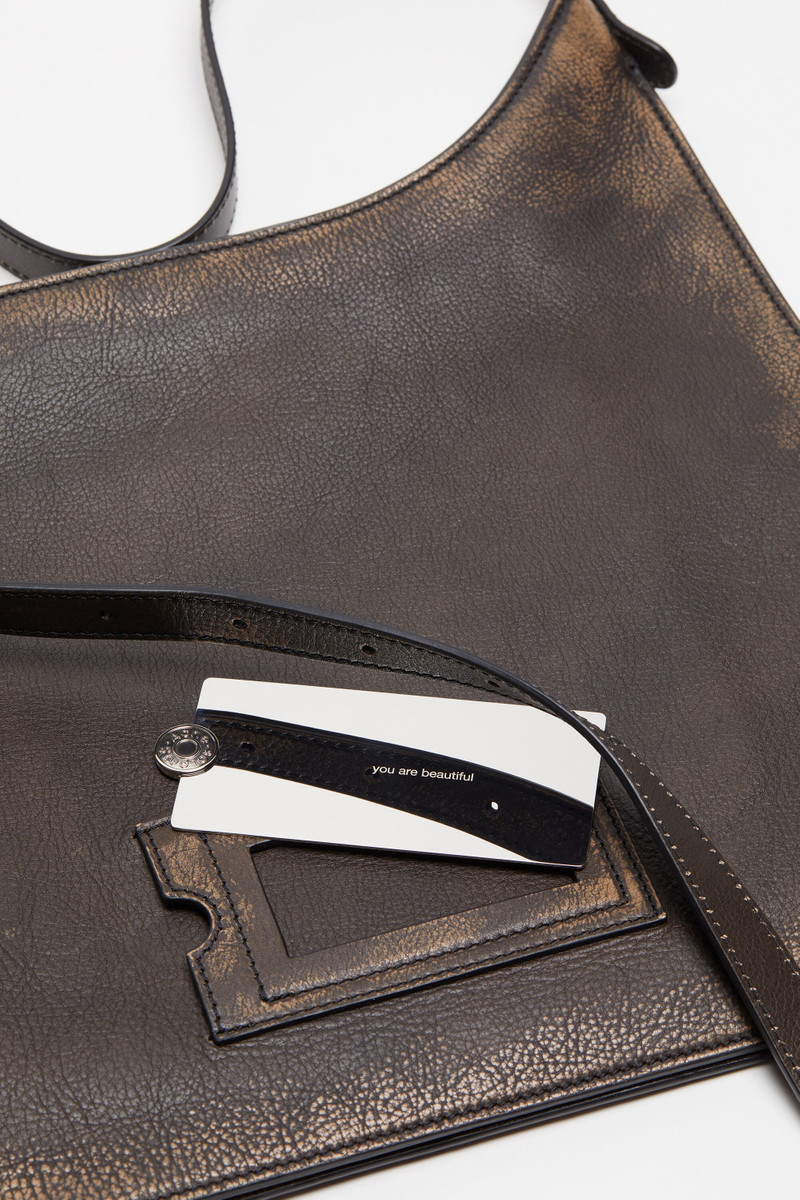 Platt shoulder bag - Dark brown/beige 5