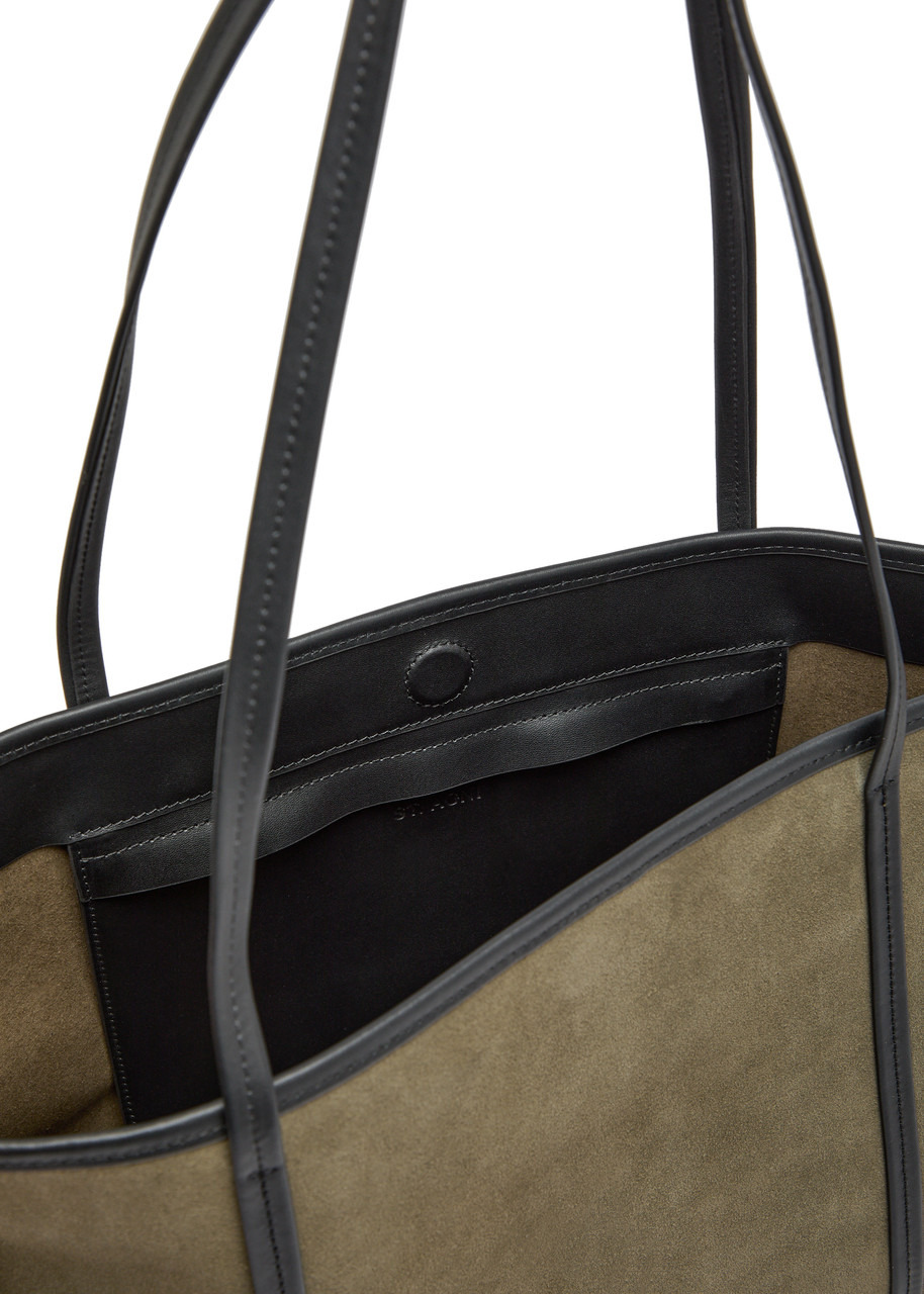 ST. Agni Bateau Large Suede Tote bag - 4