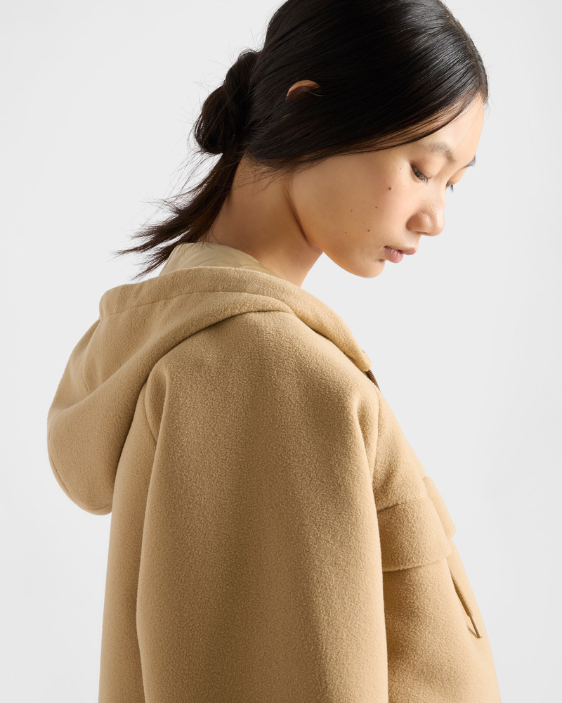 Technical fleece hoodie jacket 4