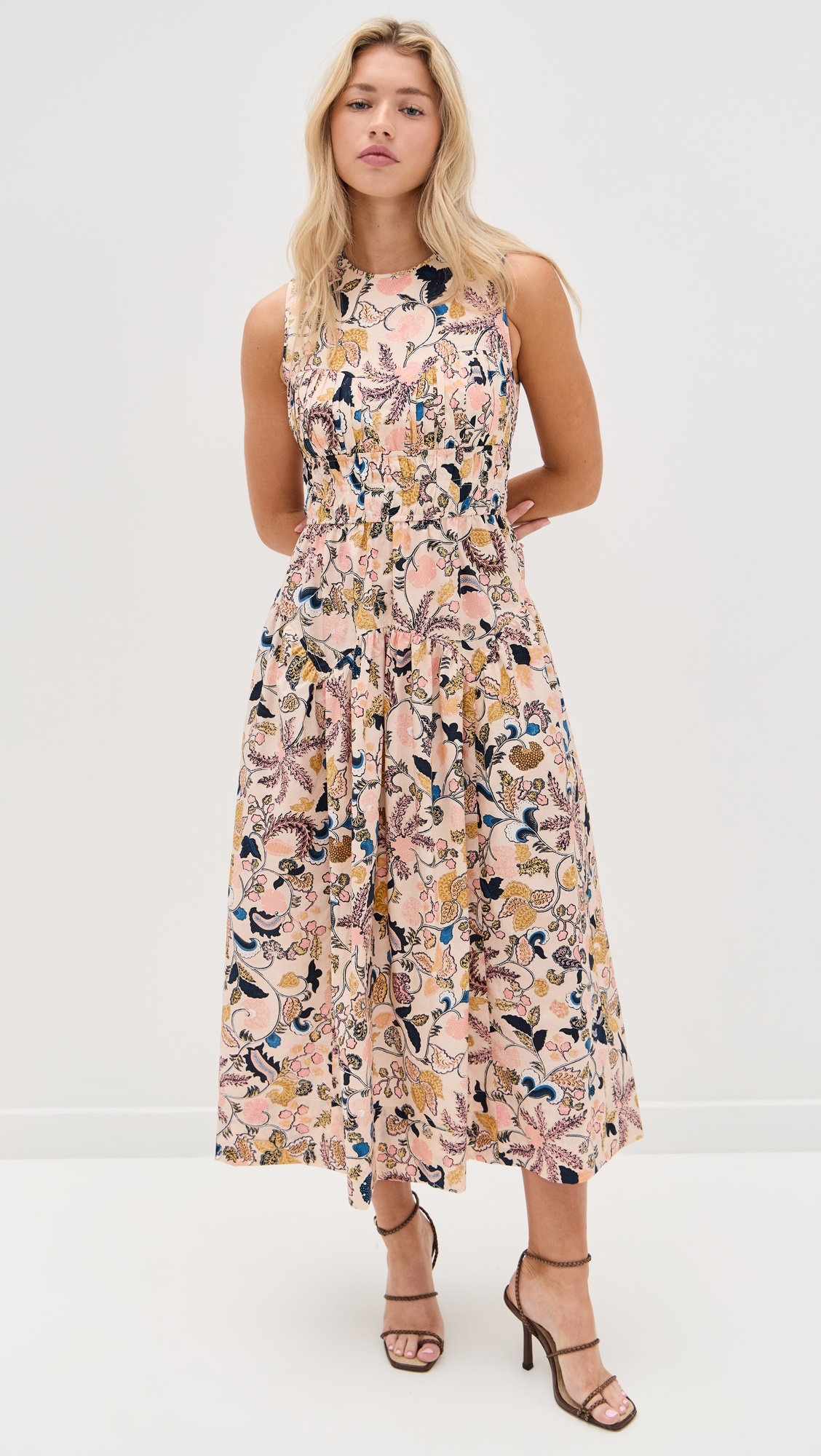 Elenora Sleeveless Midi Dress - 6