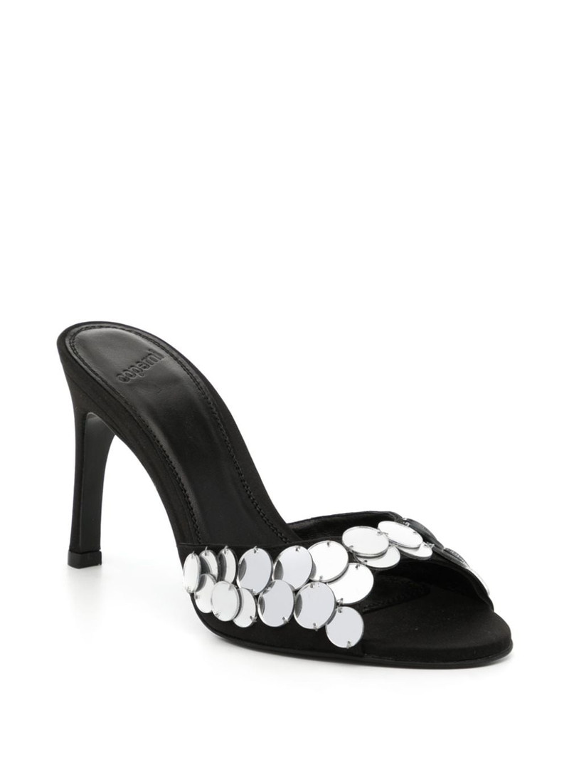 COPERNI sequin-embellished satin mules outlook