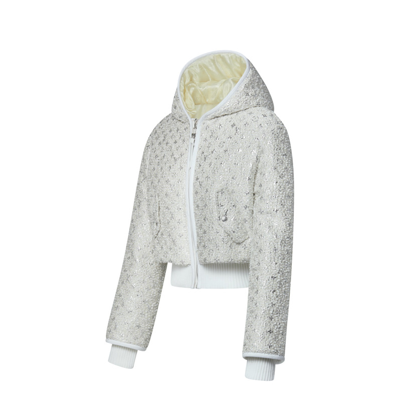 Monogram Tweed Cropped Jacket 2
