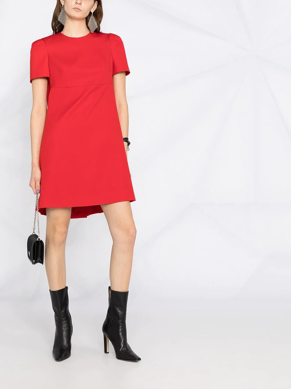 round neck dress - 2