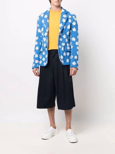 Marni floral-print blazer outlook