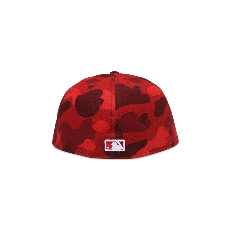 A BATHING APE® BAPE x MLB x New Era Los Angeles Angels 59FIFTY Cap 'Red' outlook
