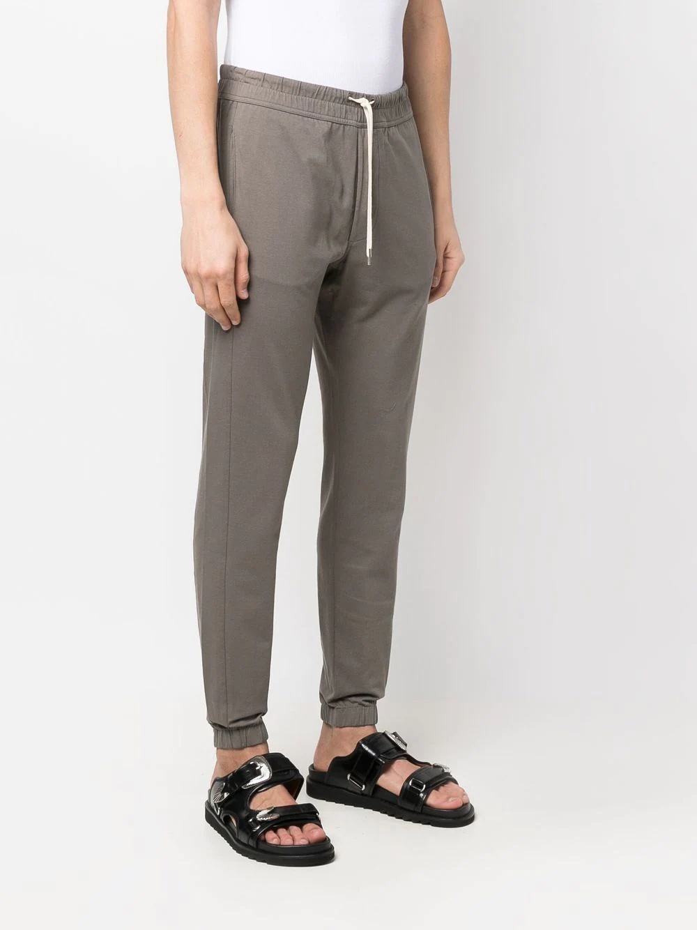 logo-patch drawstring track pants - 3