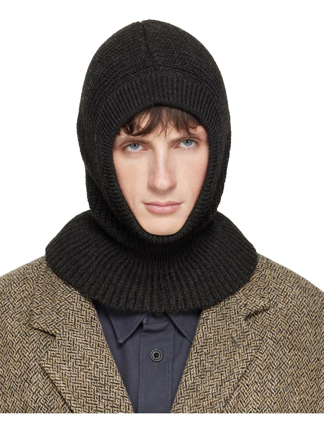 Brown Hood Balaclava - 1