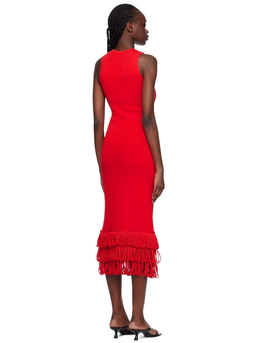 Red Albers Maxi Dress - 3