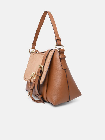 See by Chloé SMALL 'JOAN' CARAMEL LEATHER BAG outlook