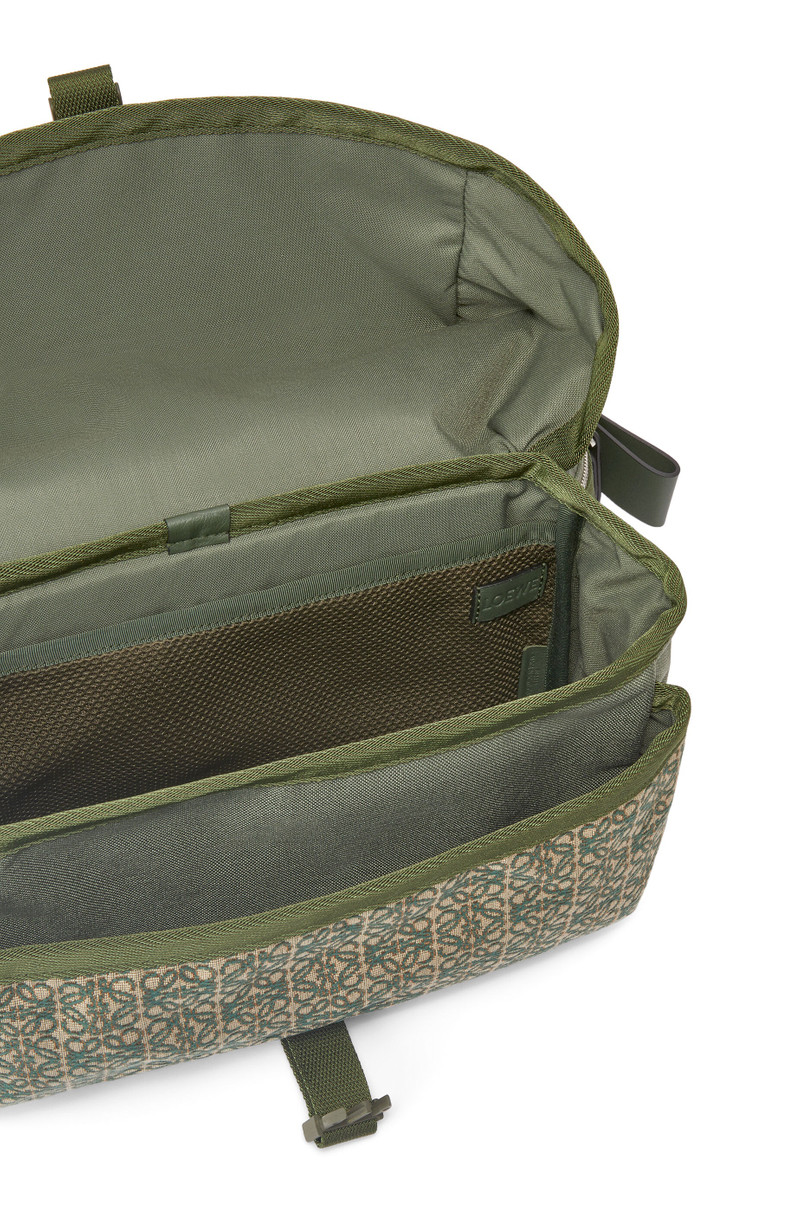 Postman Sling in Anagram jacquard and canvas 4