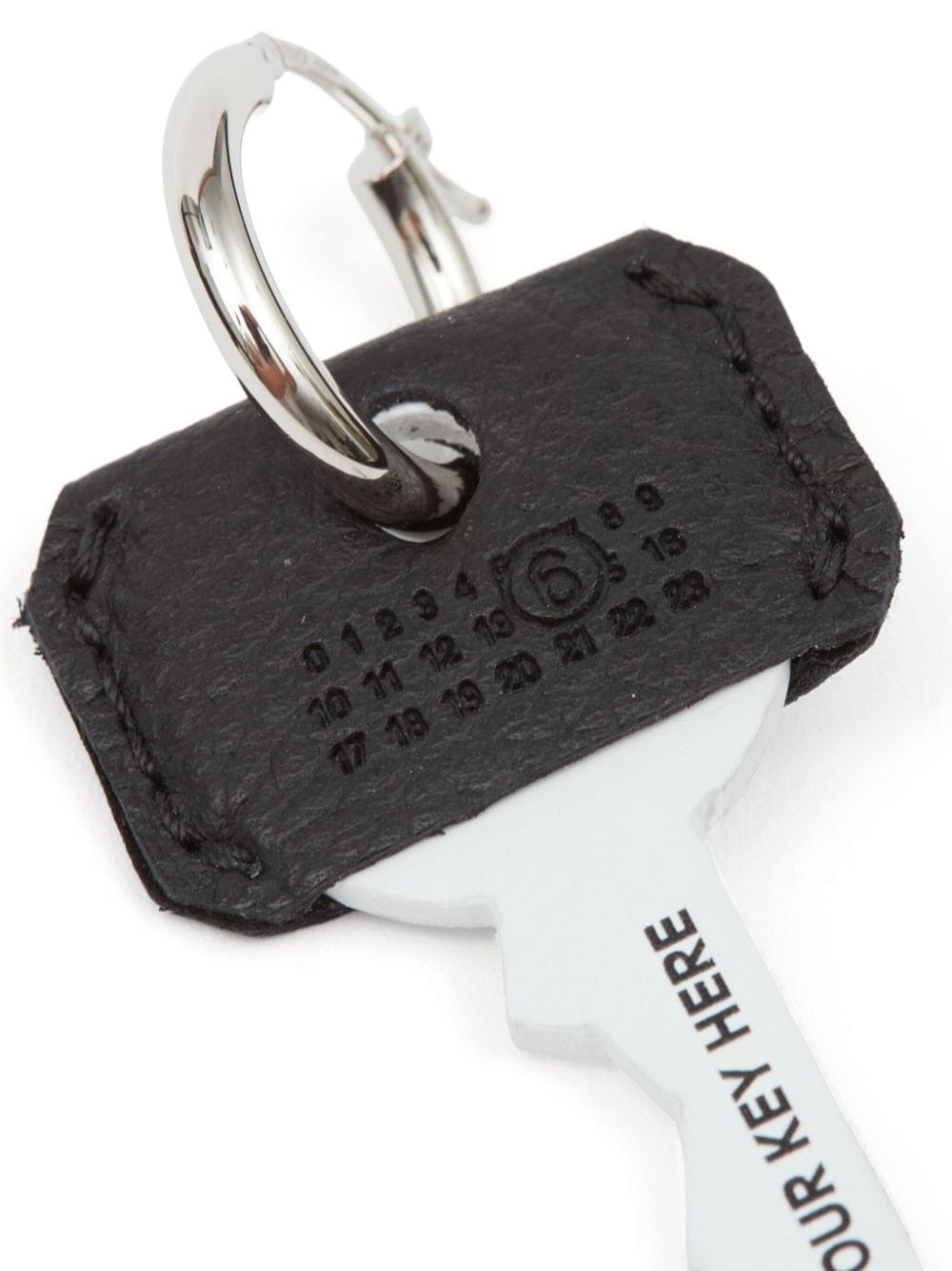 Numeric Signature Key drop earrings - 3