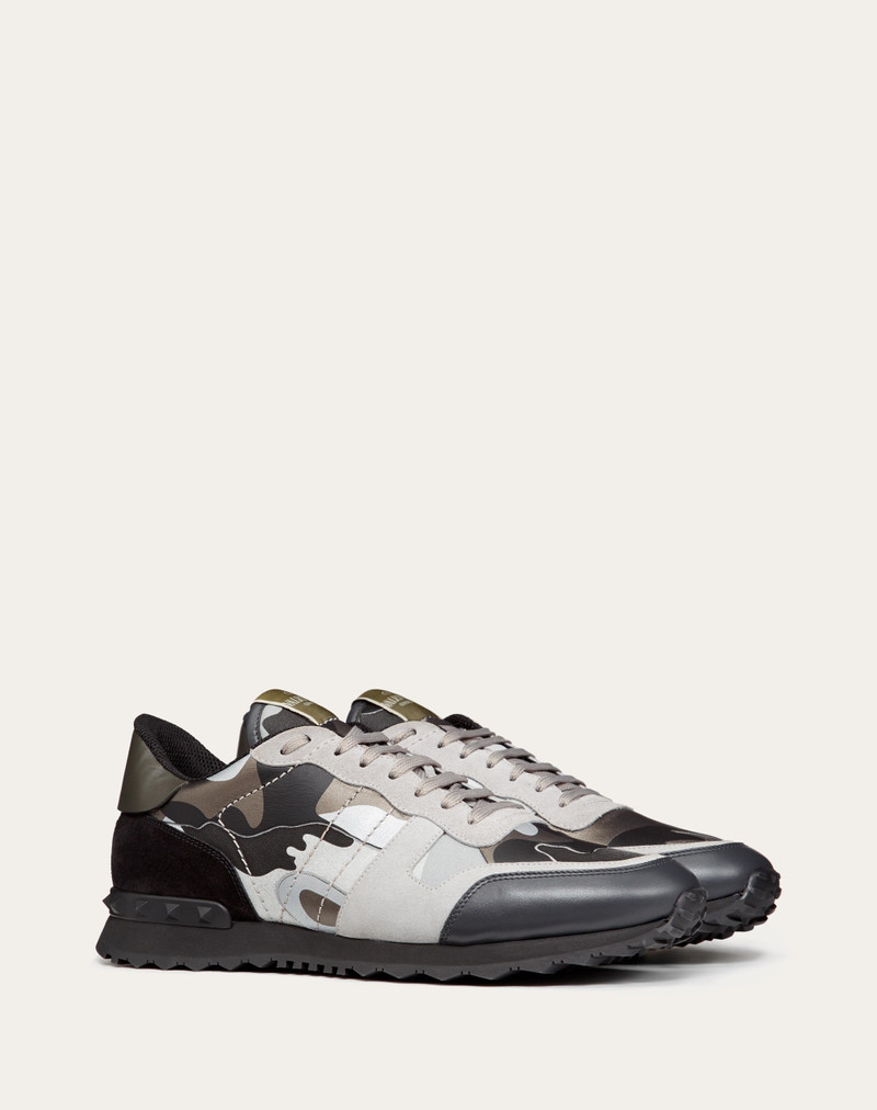 Valentino ROCKRUNNER CAMOUFLAGE LAMINATED SNEAKER outlook
