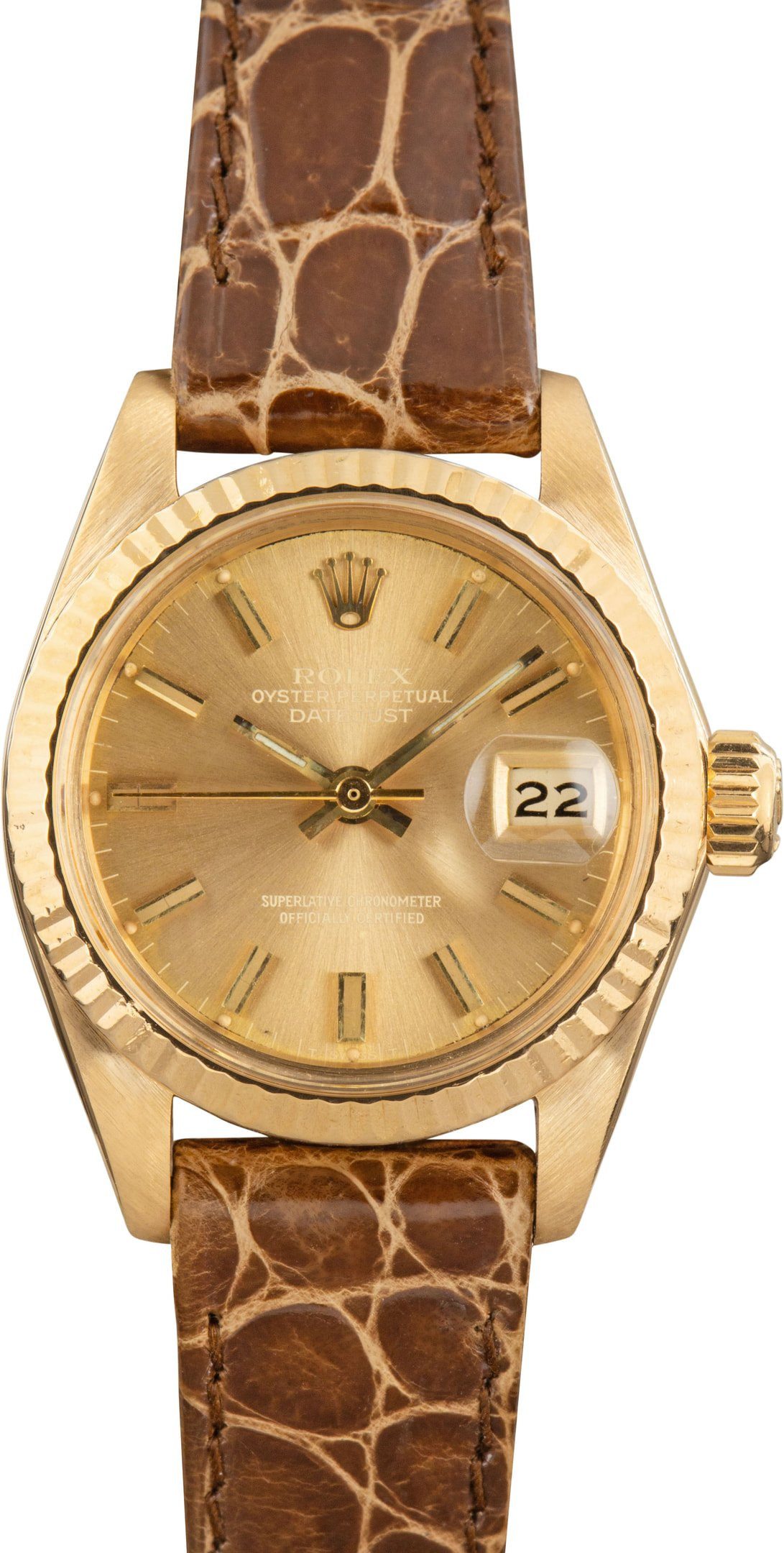 Ladies Rolex Datejust Ref 6917 Yellow Gold - 1