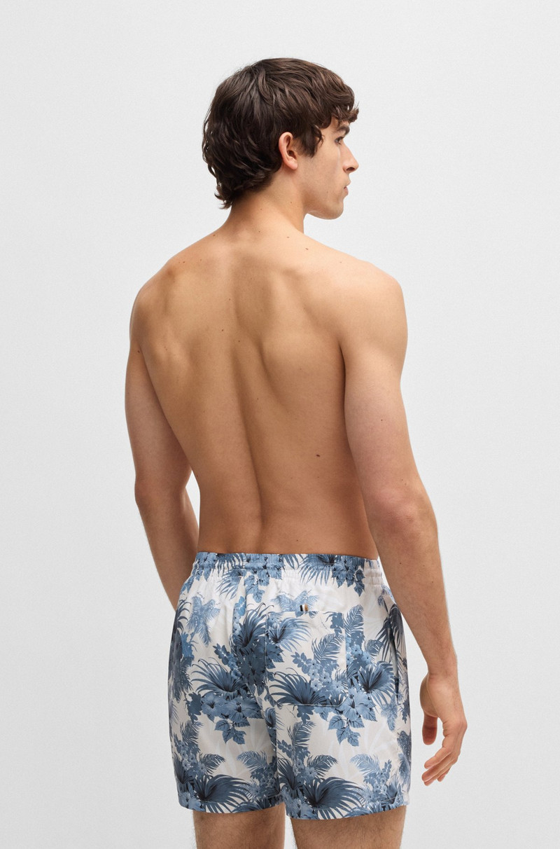 BOSS FULLY LINED SWIM SHORTS WITH SEASONAL PRINT outlook