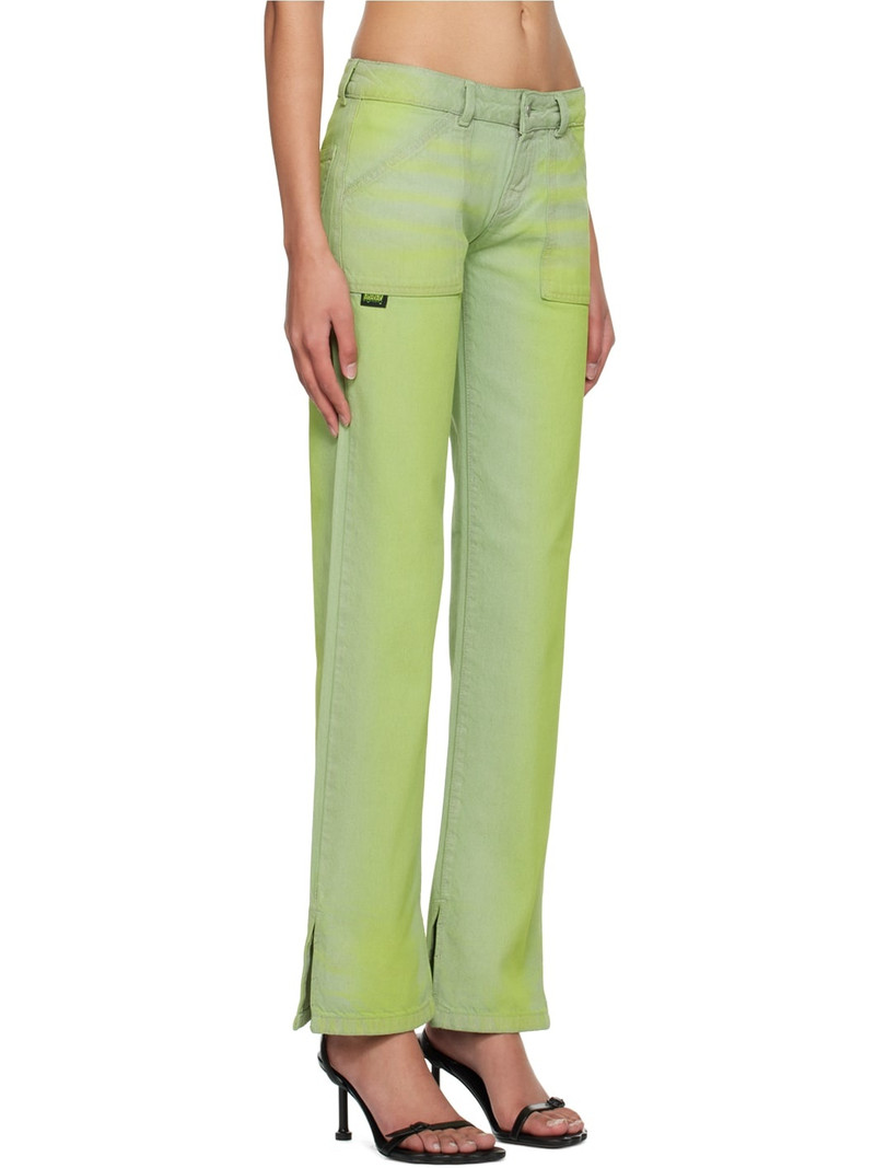 SSENSE Exclusive Green Jeans 2