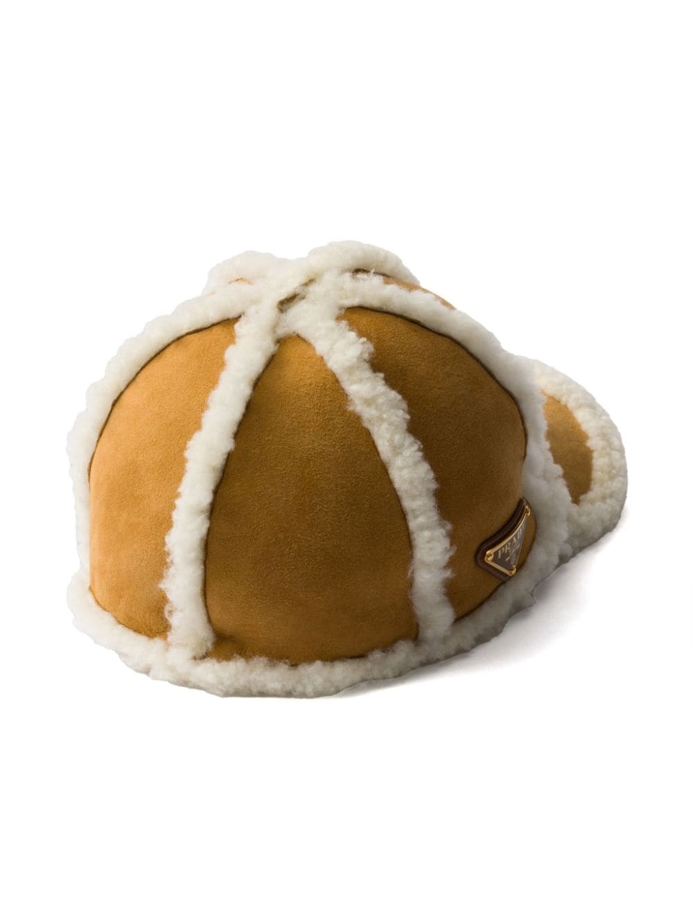 shearling baseball cap - 2