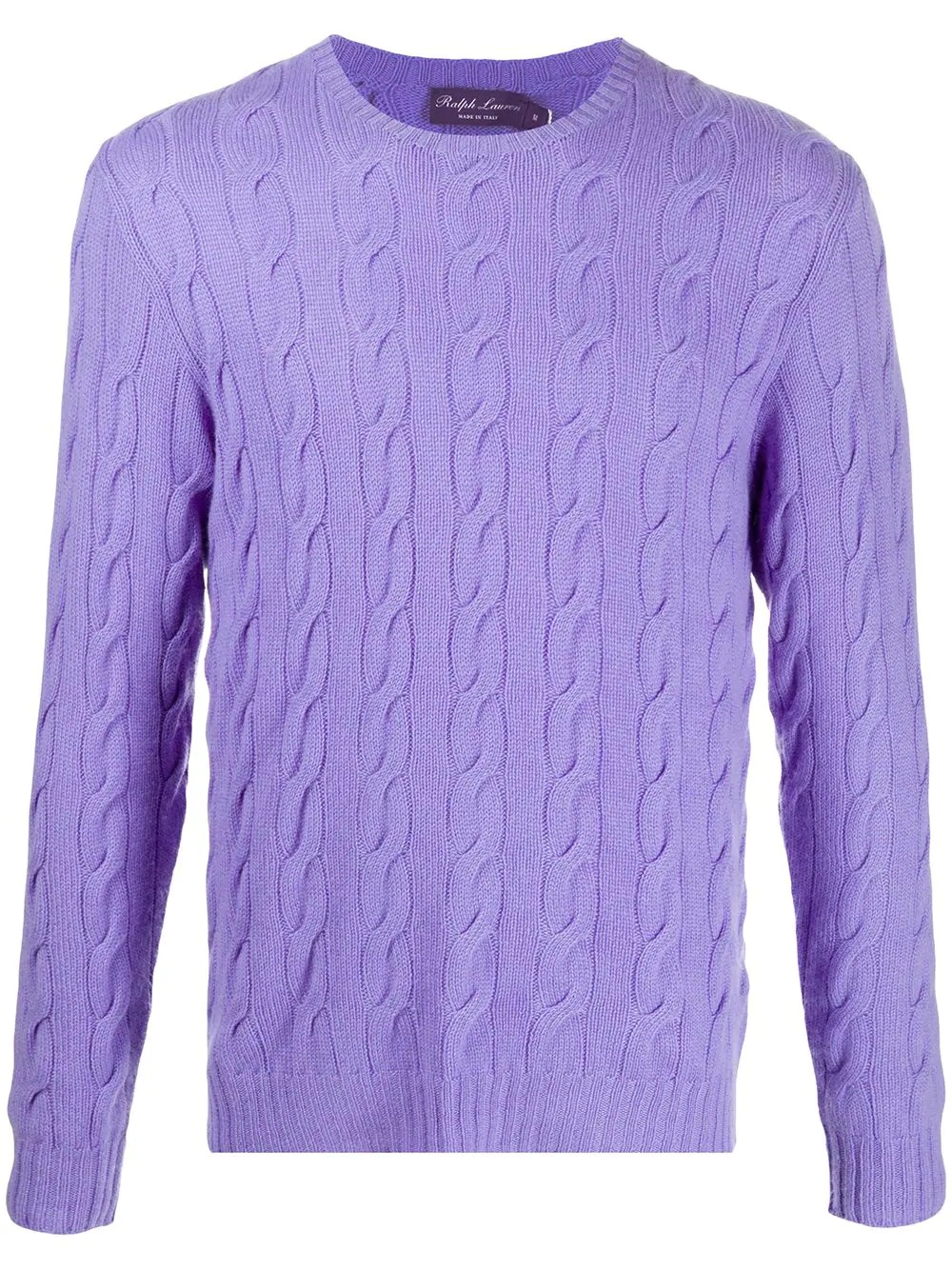 cable-knit cashmere jumper - 1