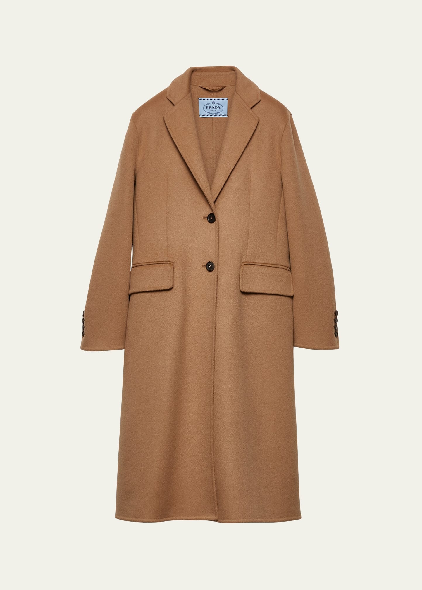 Single-Breast Cashgora Coat - 1
