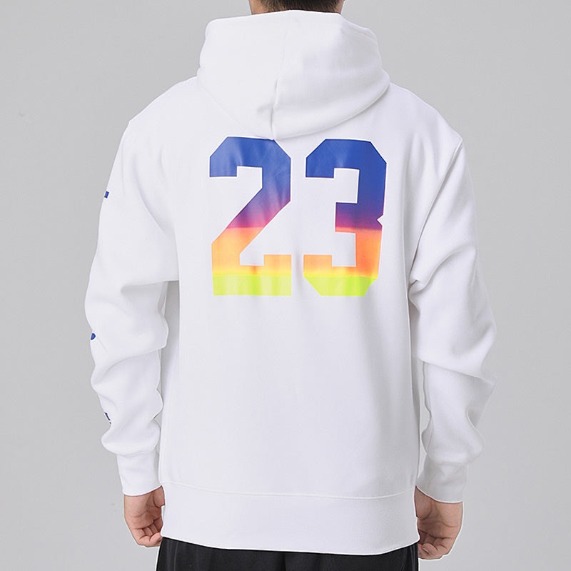 Air Jordan Sports Fleece Lined Hooded Jacket Men's White CU9123-100 - 4