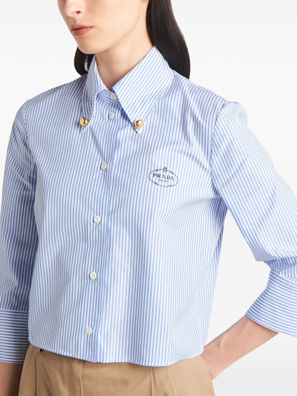 striped cotton shirt - 4