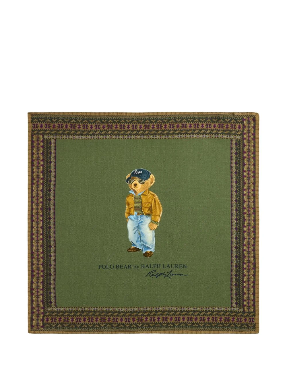 Polo Bear wool scarf - 1