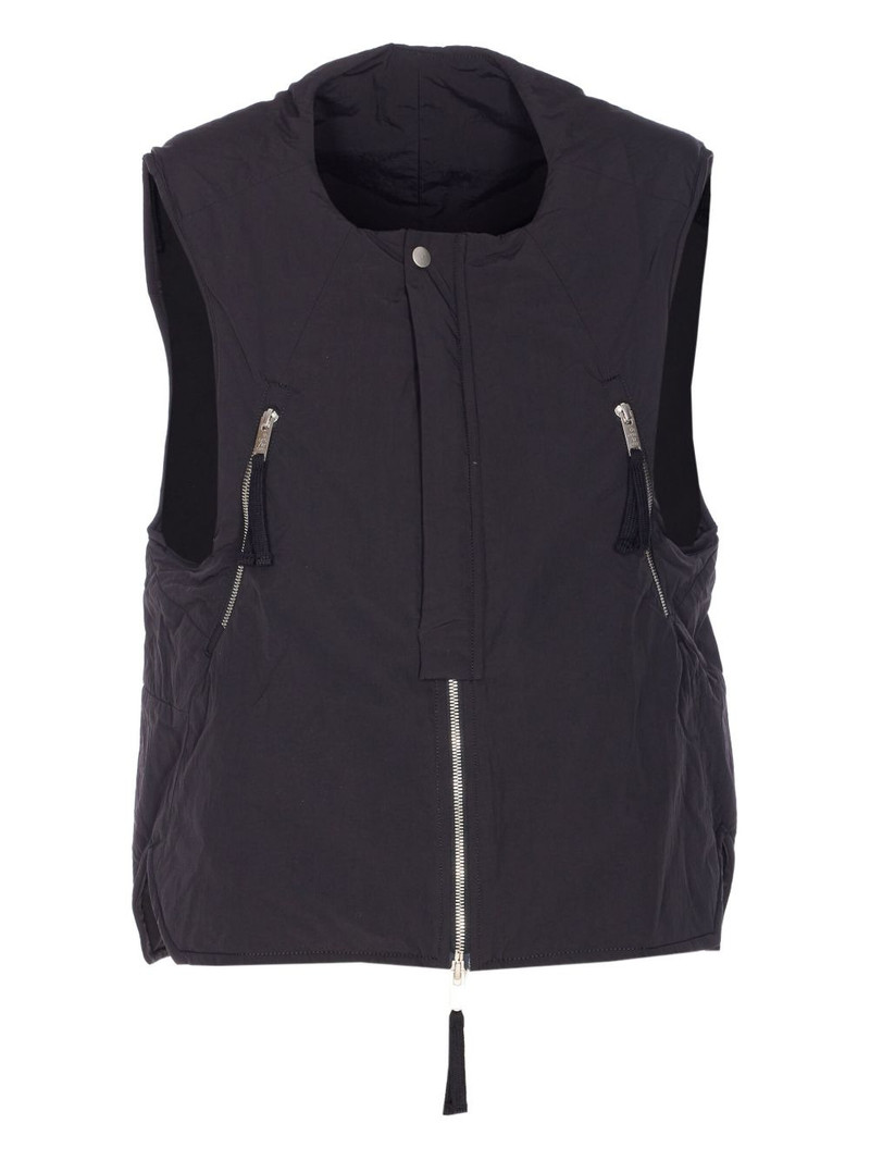 zip padded gilet 1