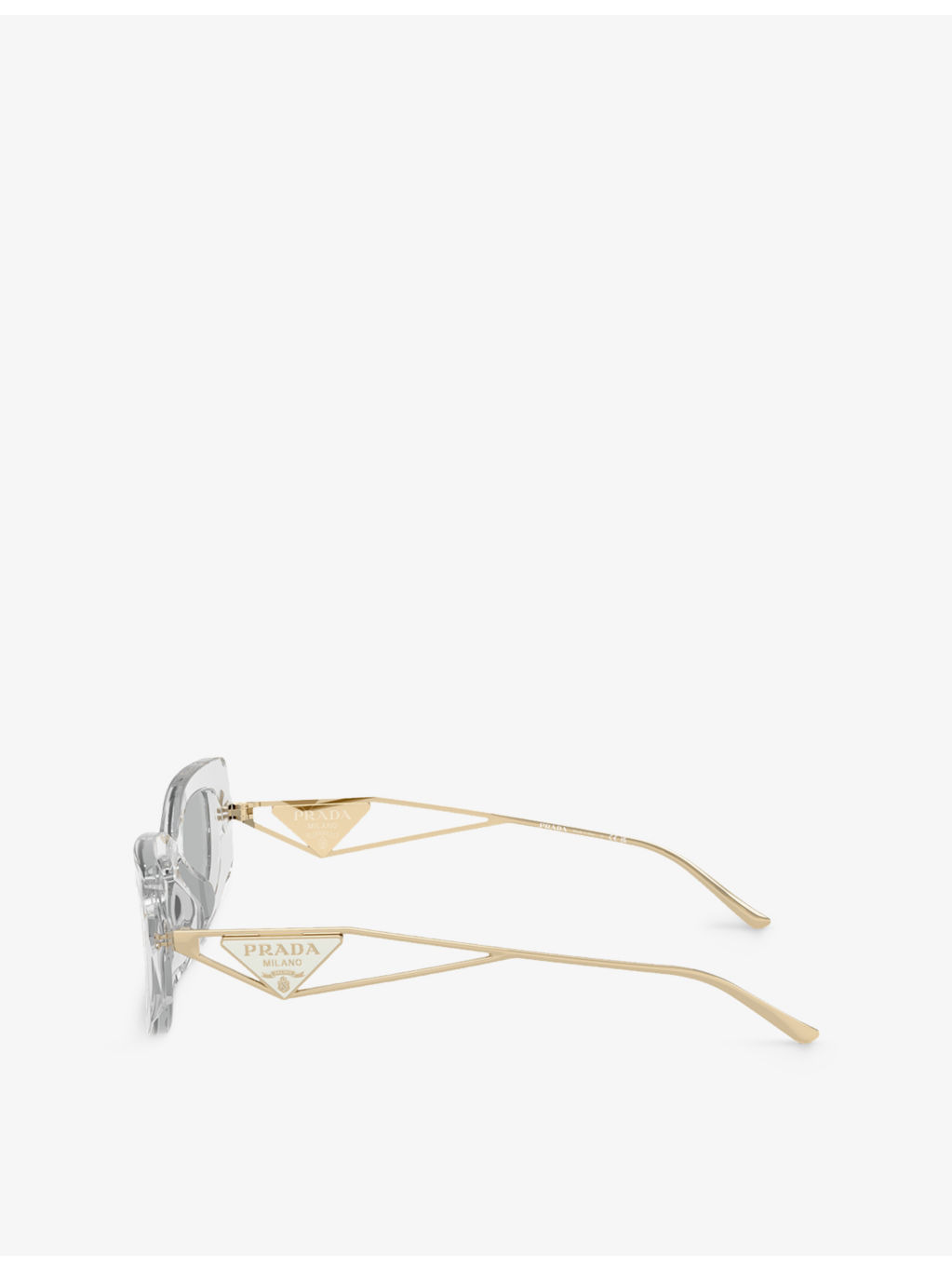 PR 14YS transparent rectangle-frame acetate sunglasses - 3