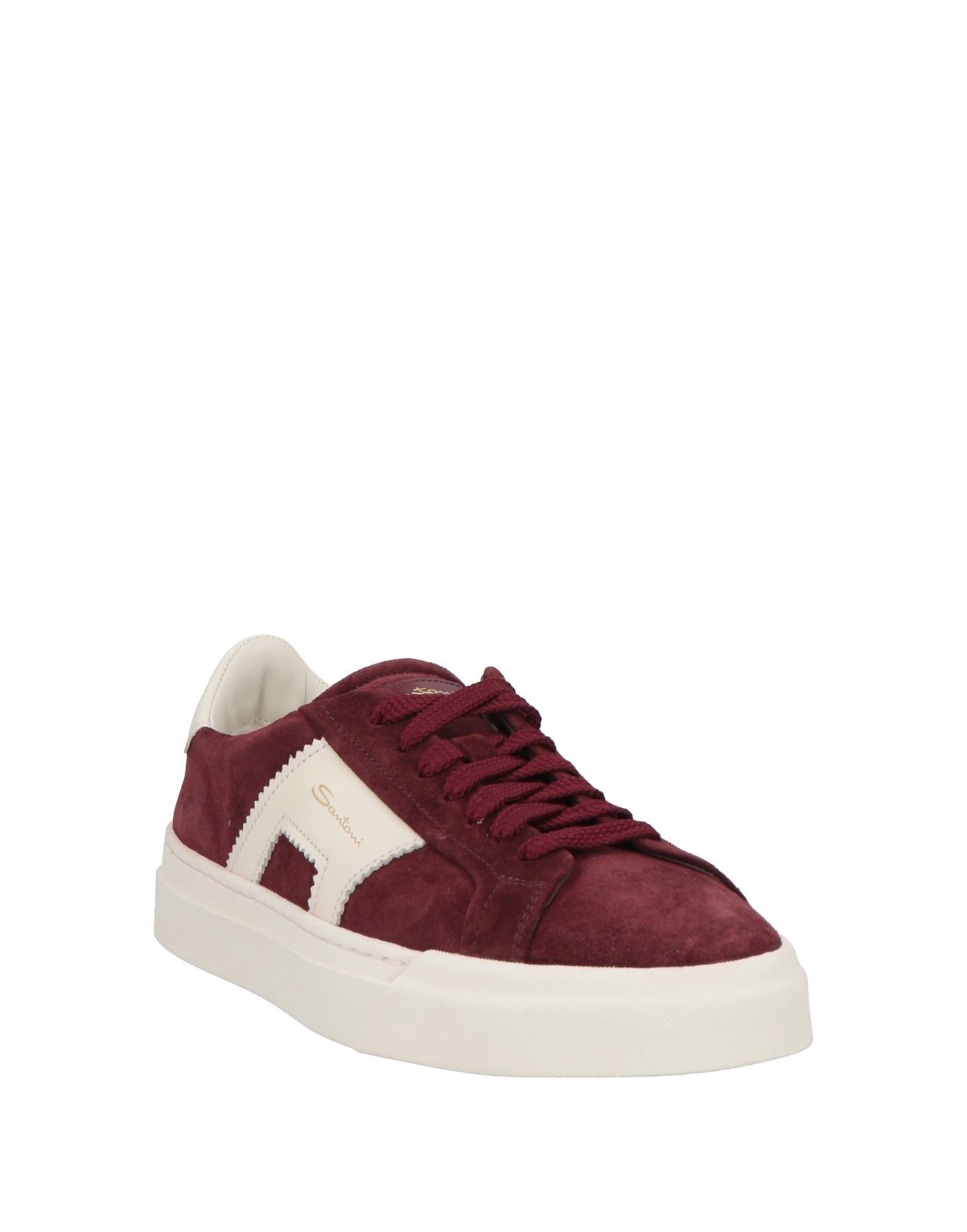 Burgundy Men's Sneakers - 2